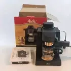 New Melitta 4 Cup Cafe Cappuccino Espresso Machine Maker Coffee MEX1B Frother