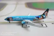 Gemini Jets Alaska Airlines Boeing 737-400 Disneyland Color Diecast Model 1:400