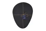 4pc Mikasa Curved Pebble-Shaped 38 x 30cm Kitchen Dining Placemats, Grey