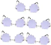 [WOFASHPURET] 2 Pcs Shell Sunglasses Funny Sunglasses Glasses Props Sunglasses for Photo Sunglasses Decor Photo Booth Sunglasses Fashion Sunglasses Funny Glasses Party Photo Props Photo Glasses