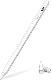 Metapen Pencil Air 8 Compatible iPad 2018-2025, 20H Battry Life, 2Min Fast Charging,Palm Rejection,Stylus Pen Compatible iPad 10th/11/9/8/7/6th,iPad Pro 12.9/11/13" M4,Air 3/4/5/6/M2/M3,Mini 5/6