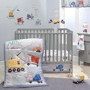 Bedtime Originals Construction Zone 3-Piece Trucks Nursery Baby Crib Bedding Set