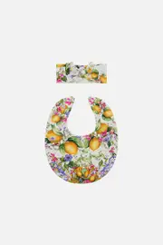 BABIES OVERSIZED BIB AND HEADBAND SET CATERINA SPRITZ