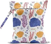 [CVYW] Wet Dry Bag Wet Bag for Swimsuit Dirty Yoga Gym Clothes Diaper Camping Beach Poor Travel Summer Essential Vacation Holiday Summer Coral