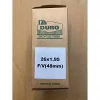 在飛比找蝦皮購物優惠-奇岩城 華豐 DURO 26×1.95法嘴內胎 FV48mm