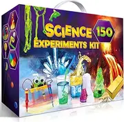 UNGLINGA 150 Experiments Science Kits for Kids, S.T.E.M Educational Toys for Boys Girls Birthday Gift Ideas, Volcano, Chemistry Set
