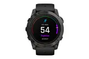 Garmin Epix Pro Gen 2 Sapphire Smart Sports Watch - Carbon Grey DLC Titanium with Black Band, 51mm