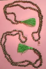 UNAKITE BEAD NECKLACE SET - 36" Length - 239.50cts Each - Shop LC NWT