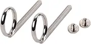 HAMPPLIES 2 Sets Trumpet Finger Pull Rings with Screw Lightweight and Sturdy Replacement Accessories for Enhanced Trumpet Playability