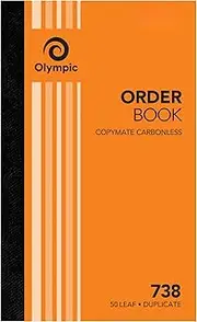 Olympic Carbonless Order Book NO.738 200x125 50 Leaf