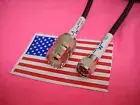 8" MINI UHF MALE PLUG TO SO-239 FEMALE JACK JUMPER PIGTAIL MADE IN USA