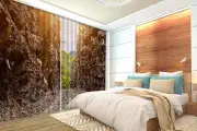 3D Valley 336 Blockout Photo Curtain Printing Curtains Drapes Fabric Window AU