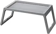 [IKEA] klipsk Multipurpose Foldable Bed Tray, Grey,Reinforced Polypropylene Plastic(Length: 56 cm (22") Width: 36 cm (14 ¼") Height: 26 cm (10 ¼")) with TSS Cotton Balls(5 Count)