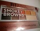 Beauty Intuition SMOKEY BROWNS Eyeshadow PALETTE LongLasting New -Discontinued