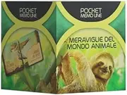 Cranio Creations - Pocket Memo Line - Wonders of The Wildlife, a New Way to Play and Learn with Memory, Italian Edition