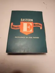 Eastern Atlantic Manifest Paper In Orginal Box Bangor & Lincoln Maine JB4D