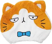 Cute Dry Hair Turban Cap Hair Drying Hat Absorbent Hair Wrap for Home Use Hotel Travel and Bath Time
