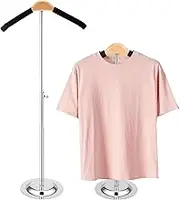 Adjustable T Shirt Display Stand Flexible Shoulder Stand Shirt Rack Garment Coat Holder Multipurpose Hanging Clothing Display Rack for Clothing Coat Sweater Jacket (Women's)