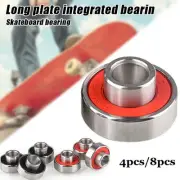 Skateboard Bearings 6082RS Long Plate Integrated Bearing ABEC11 (4 Pack)