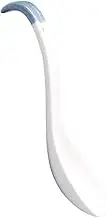 PEPLAYTAL 1pc Ceramic Ladle Spoon with Curved Handle Elegant Tableware for Home Restaurant Office Use for Rice Soup Sauces Japanese Style Present Option