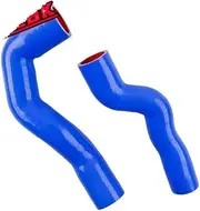 2PCS Fit for Vauxhall Fit for Opel Fit for Astra H Mk5 888 1.9CDTi 150 BHP Turbo Boost Silicone Hose Pipe Kit(Blue)