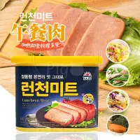 在飛比找蝦皮購物優惠-韓國 SAJO 午餐肉340克 罐頭 肉片 午餐肉 三明治 