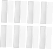 GRADENEVE Plastic Shelf Tags 60pcs Adhesive Label Pockets for Warehouse Basket Mailbox Business Home