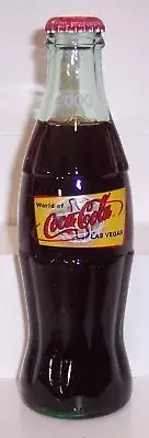 Coca-Cola World of Coca-Cola Las Vegas 2000 Commemorative Coke Bottle