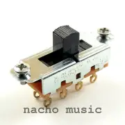 Switchcraft On-Off-On Slide Switch for Fender Mustang Black