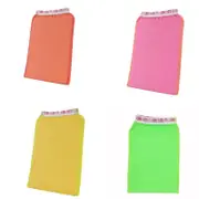 5 Pcs Towel Exfoliating Bath Washcloth Viscose Scrub Mitten Towel