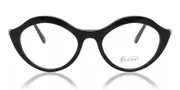 Oval Full Rim Plastic Women’s Glasses Online Black Size 51 - Lenses Included - Private Health Rebate - Blue Light Block - SmartBuy Collection