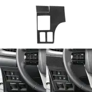 2x Carbon Fiber Dimming Light Switch Frame Cover Trim For Toyota Hilux 2015-2021 (for: Toyota)