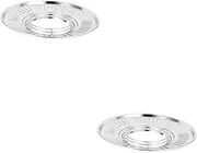 BESTOYARD 2pcs Oil Strainer Tray for Frying Fried Food Oil Control Disc Pot Side Oil Drainer Stainless Steel
