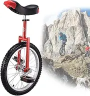 qwmvhfg， 18 Inch Unicycles for Adults, Non-Slip Wheels Unicycle, Mountain Tires Riding Self-Balance Exercise Balance Bike Riding Outdoor Sports Fitness Exercise