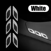 Car Auto Reflective Warn Strip Tape Bumper Safety Sticker Decals Accessory White (for: Isuzu)