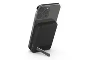 Belkin BoostCharge Magnetic Wireless Power Bank 5K + Stand - Black (BPD004btBK), Pass through charging, 1M USB C to C cable included, 2YR