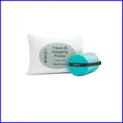 Medium-Firm Memory Foam Travel Pillow with Washable Cover for Adventure Seekers