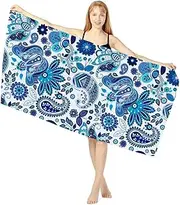 Adults Beach Towel Ethnic Style Beach Towel Quick Dry Bath Towel Pool Travel Portable Towel(Colour 3)