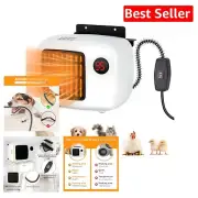 Indoor/Outdoor Dog House Heater with Thermostat & Easy Installation - 400W Power
