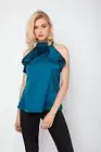 Ruffle Front Cold Shoulder Devin Top