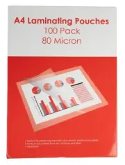 LAMINATING POUCH A4 80 MICRON PK100