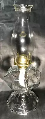 New Complete Clear Glass Kerosene Oil Sewing Lamp With Chimney And Burner CL516C