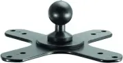 iBOLT Metal VESA 75 / VESA 100 to 25mm Ball / 1-inch Adapter