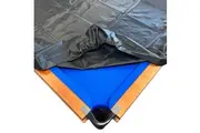 Pool Snooker Billiard Table Fitted Plastic Vinyl Cover Elastic Corners 7ft 7' Black