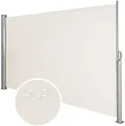 Side Awning Beige 200x300cm Sun Shade Indoor Outdoor Blinds Retractable Partition Screen