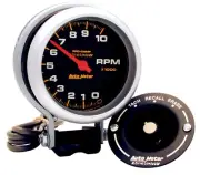 Auto Meter 6601 Pro-Comp Tachometer Gauge 3 3/4" 10000RPM w/ Memory