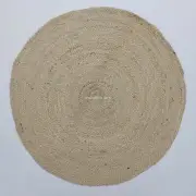 100% Natural Jute Rug Bohemian Reversible Round Area Carpet Mat Rag Rug home