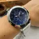 MASERATI 瑪莎拉蒂男錶 46mm 寶藍圓形精鋼錶殼 寶藍色三眼, 中三針顯示, 碳纖維錶面款 R8853112505