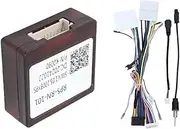 Car Radio Canbus Box Compatible for Renault CLIO Sandero 22 Auto Multimedia Navigation GPS Wiring Harness Power Cable Decoder Adapter(CANBUS with Cable)