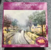 Tomas Kinkade 500 pc puzzle ~ Hometown Memories ~ Corkboard ~ NEW Factory Sealed